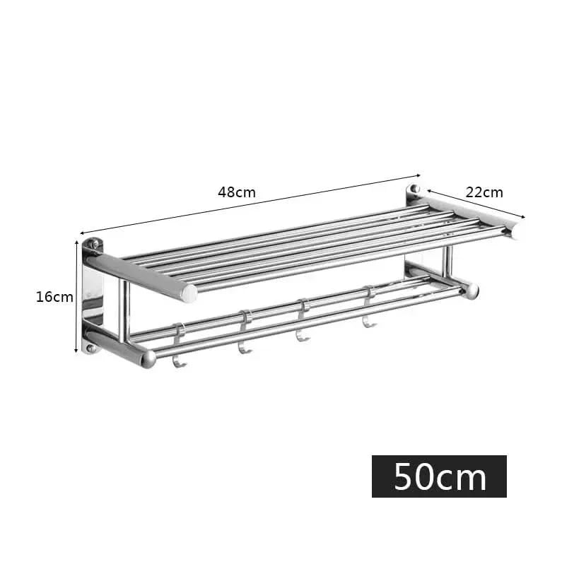 STEELRACK – RVS Handdoekhouder Ruimtebesparend & Stijlvol