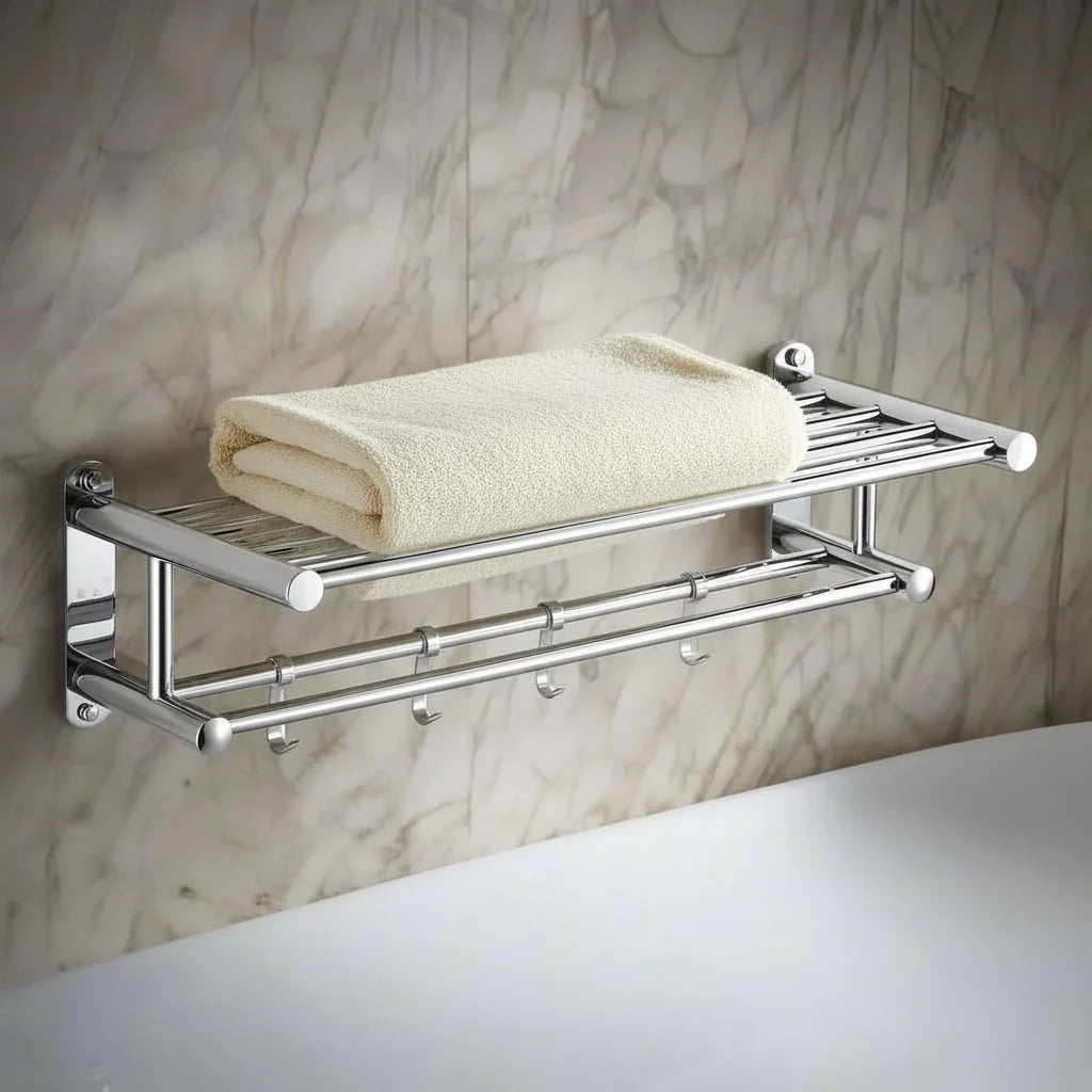 STEELRACK – RVS Handdoekhouder Ruimtebesparend & Stijlvol