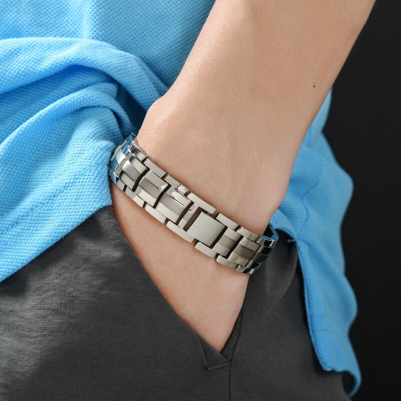 Therapeutische Magnetische Armband in Titanium Magnovia™