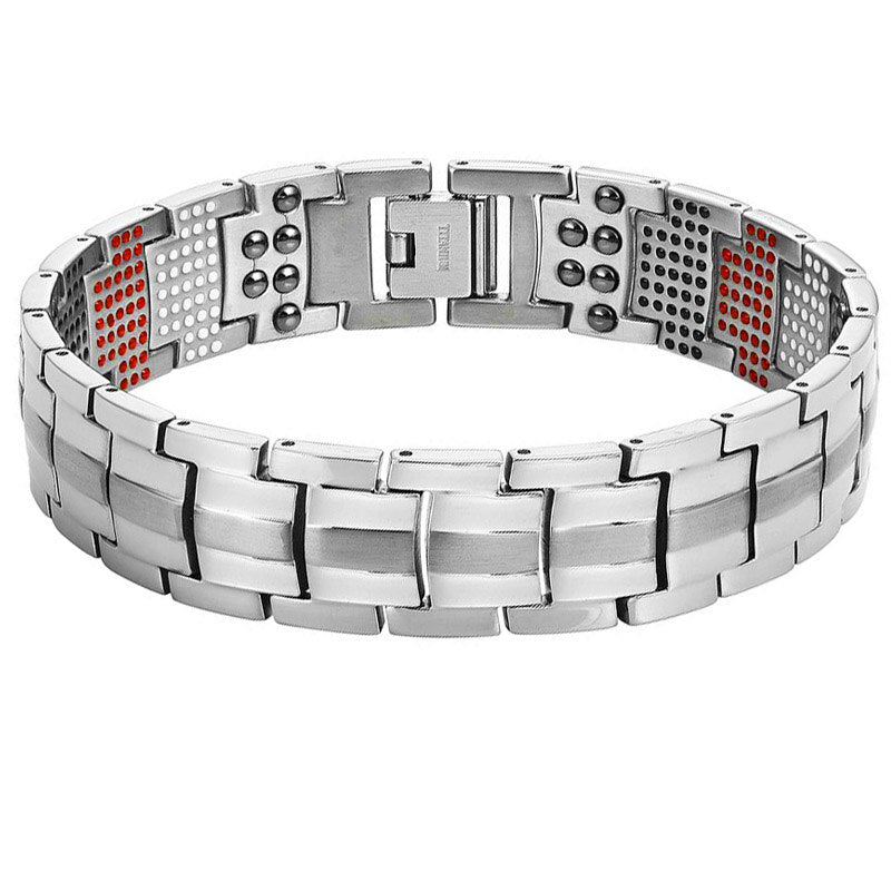 Therapeutische Magnetische Armband in Titanium Magnovia™