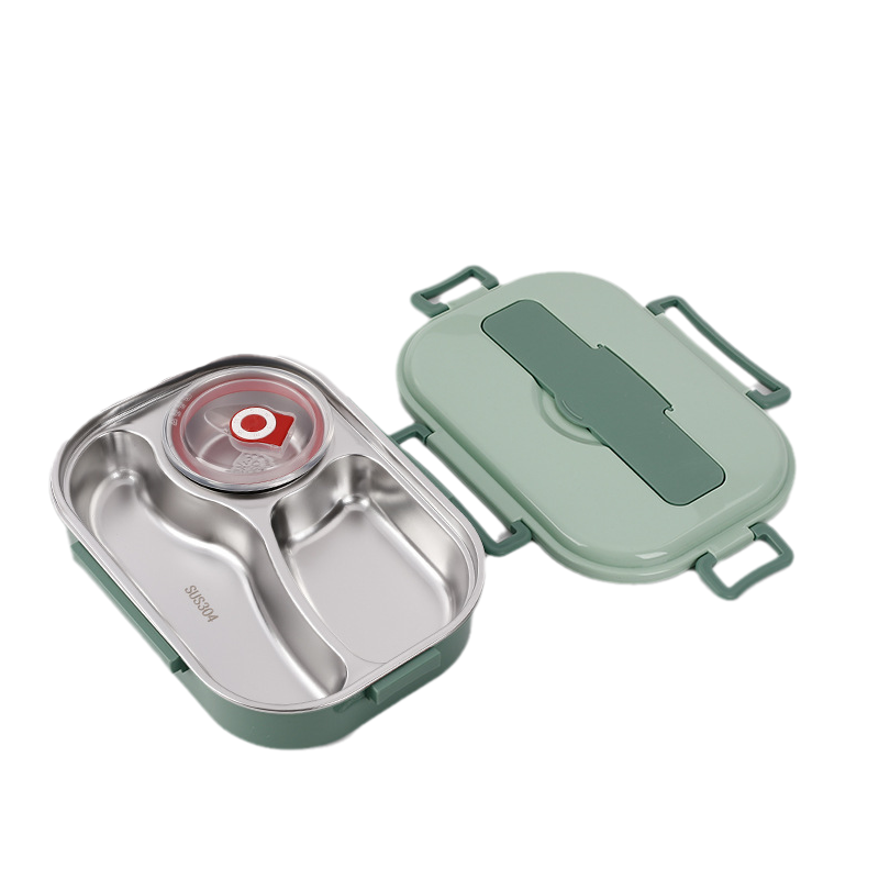 Thermische bento-lunchbox met vakken