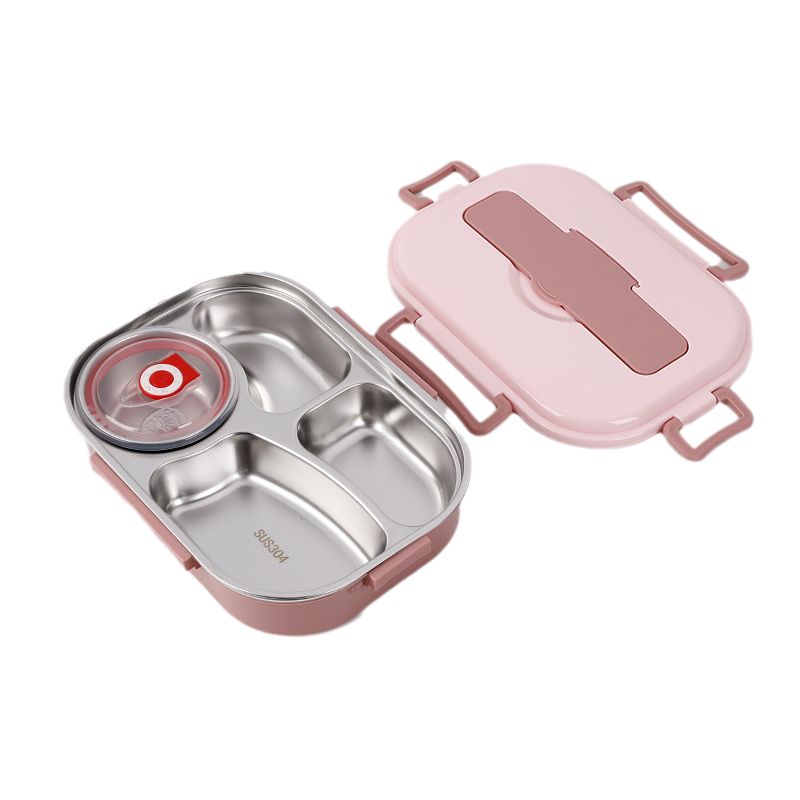 Thermische bento-lunchbox met vakken