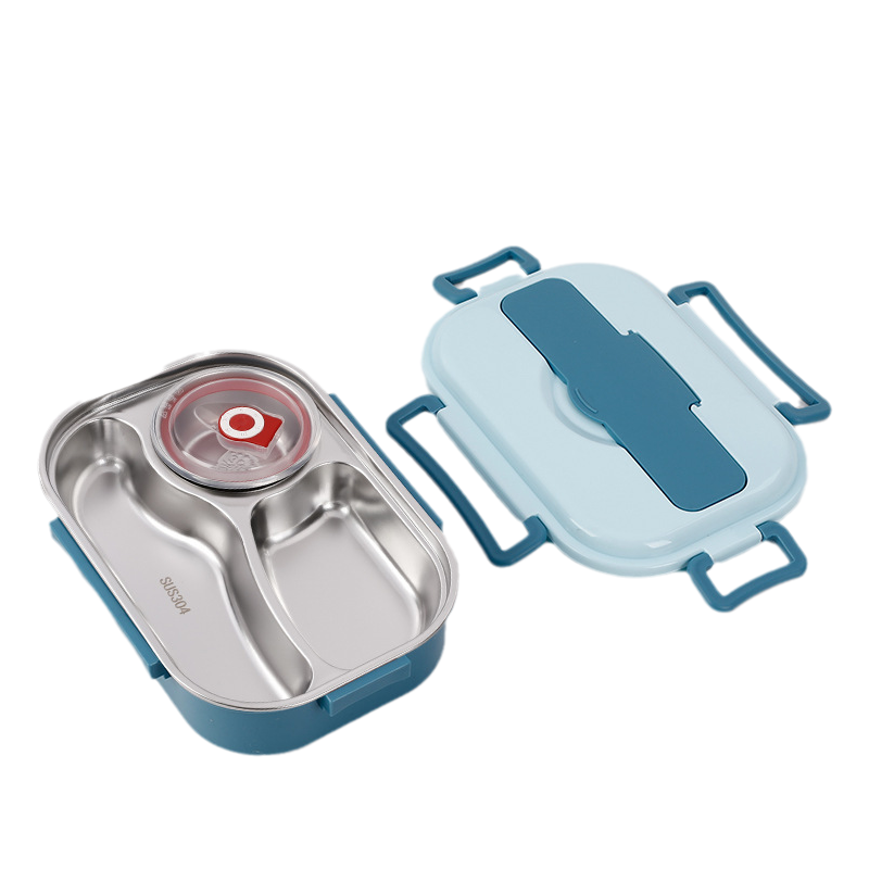Thermische bento-lunchbox met vakken