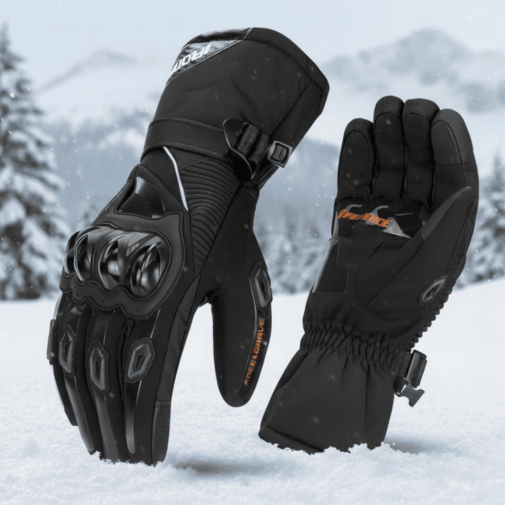 THERMO GRIP – Waterdichte, geïsoleerde motorhandschoenen voor winterritten
