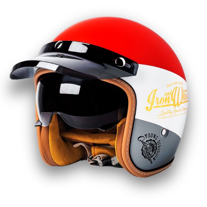 Tijdloze Motorhelm - DOT en ECE Goedgekeurd