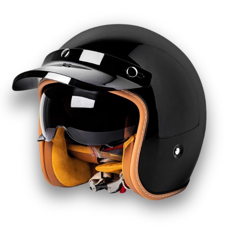 Tijdloze Motorhelm - DOT en ECE Goedgekeurd