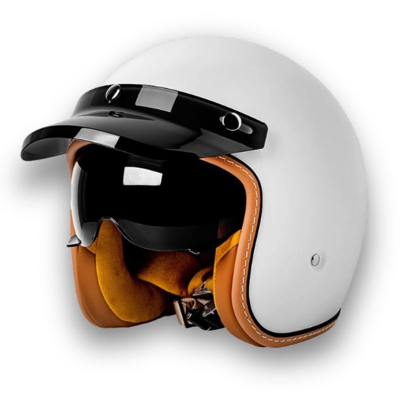 Tijdloze Motorhelm - DOT en ECE Goedgekeurd