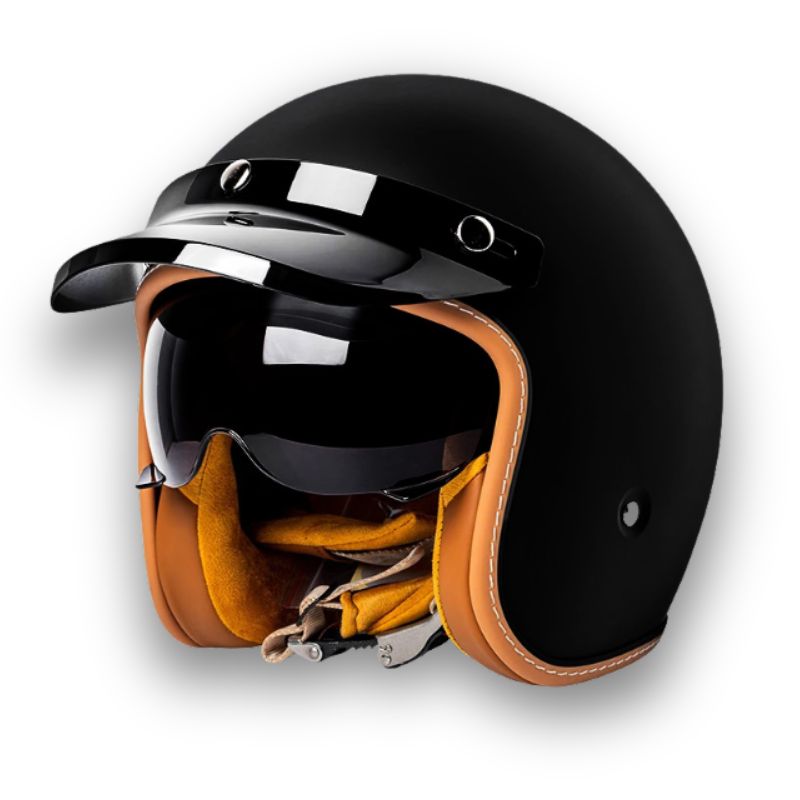 Tijdloze Motorhelm - DOT en ECE Goedgekeurd