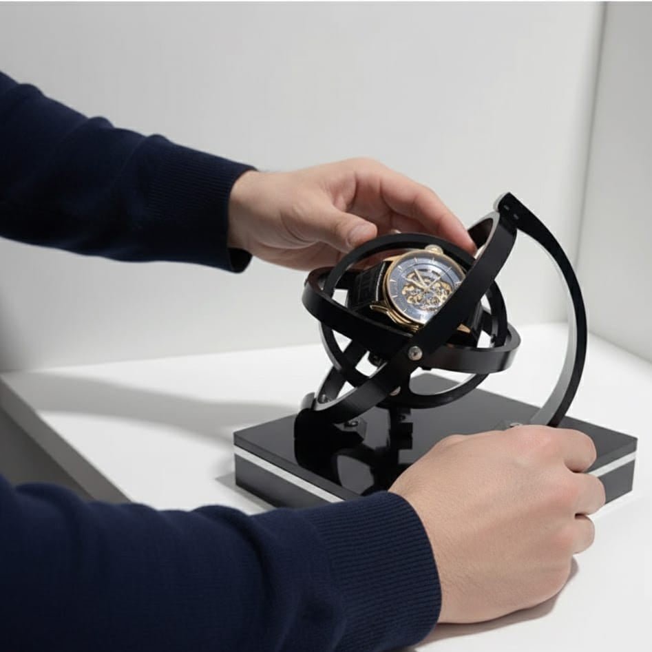 TIMEKEEPER – Horion Automatische Horloge Winder met Stille Werking