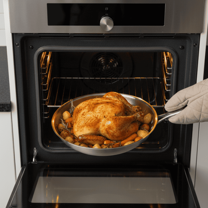 TITAN-PREMIUM PAN - Hoogwaardige titanium pan zonder coating voor alle kookplaten