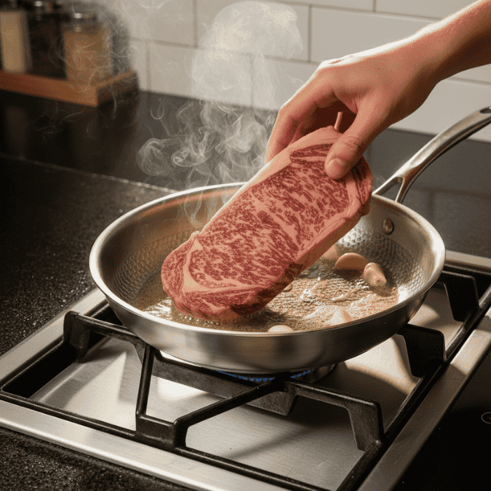 TITAN-PREMIUM PAN - Hoogwaardige titanium pan zonder coating voor alle kookplaten