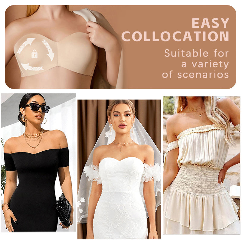 Totaal Ondersteunende Strapless Beha - Super Comfort en Lift