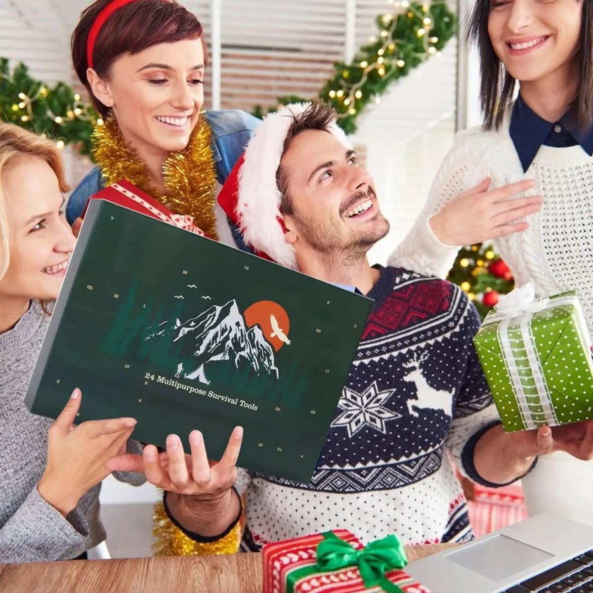 TRAILBOX Adventskalender 2025 – 24 Outdoor Gereedschappen voor Mannen