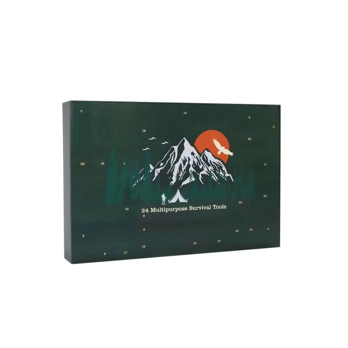 TRAILBOX Adventskalender 2025 – 24 Outdoor Gereedschappen voor Mannen
