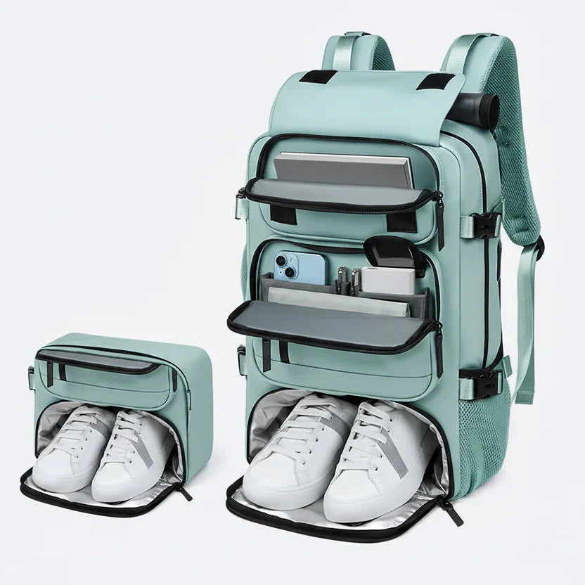 TRAVELMAX Pack - Grote waterdichte reistas met USB-poort