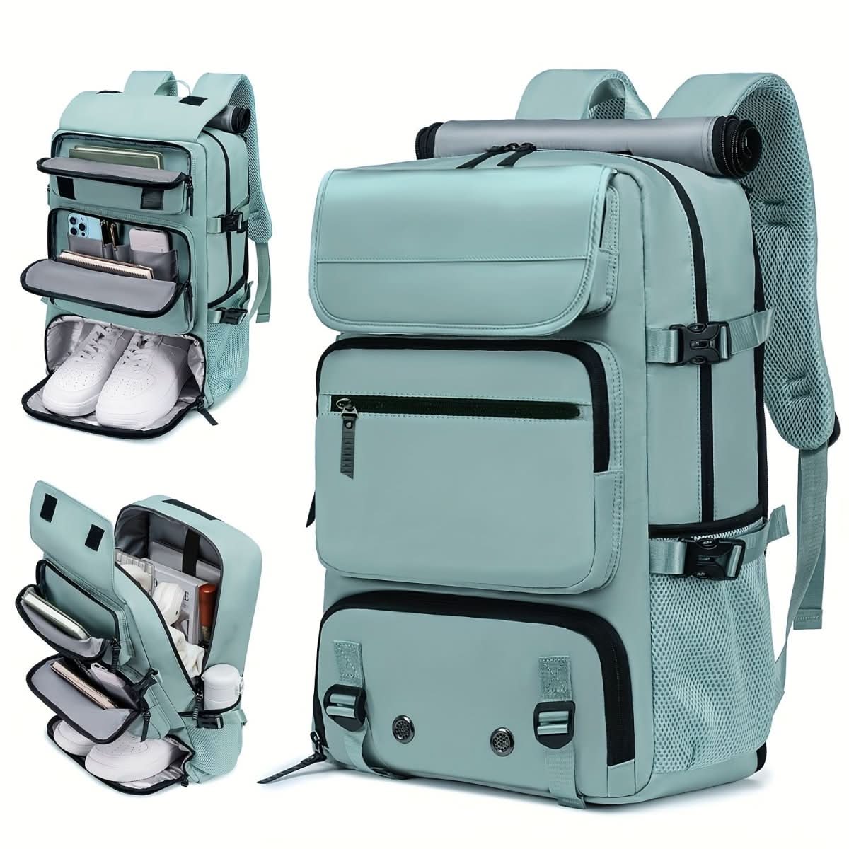 TRAVELMAX Pack - Grote waterdichte reistas met USB-poort
