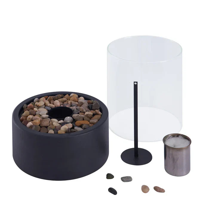 Trendy & Draagbare Tafel Vuur Lantaarn - GlowLuxe