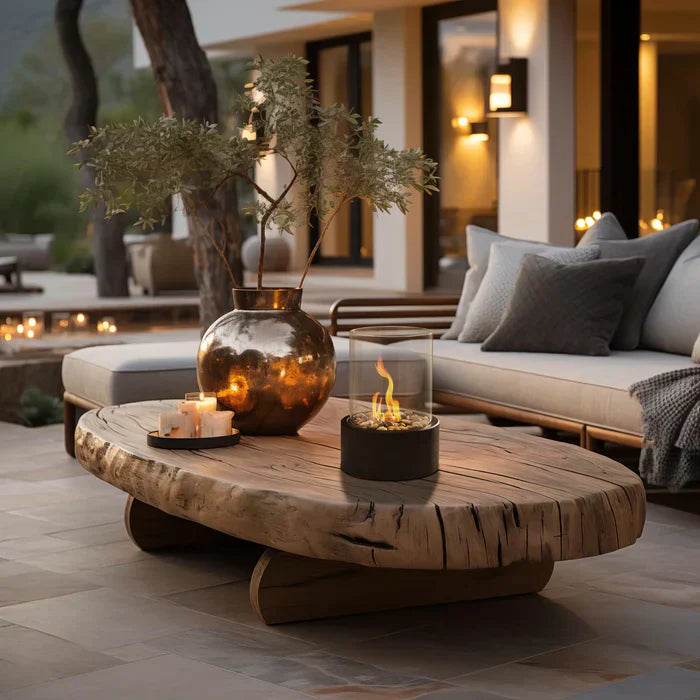 Trendy & Draagbare Tafel Vuur Lantaarn - GlowLuxe