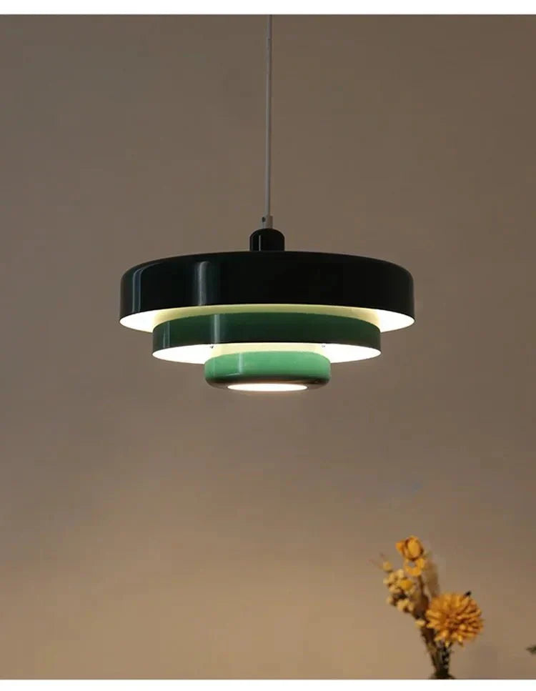 TRILORA – Elegante hanglamp met drie niveaus in macaronkleuren