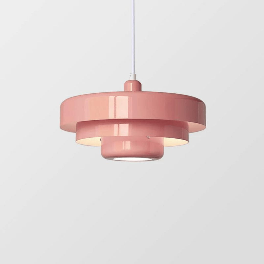 TRILORA – Elegante hanglamp met drie niveaus in macaronkleuren
