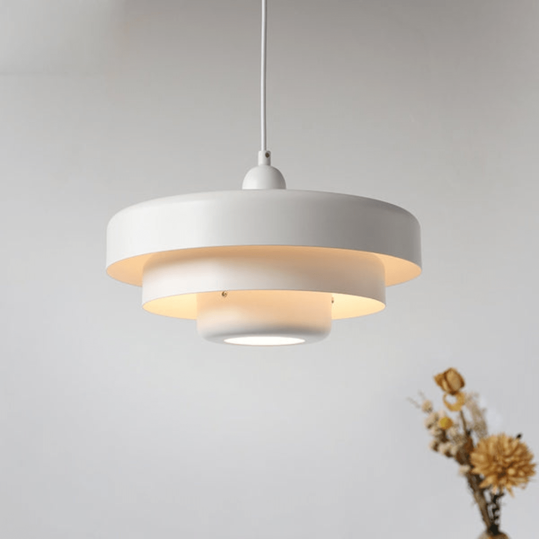 TRILORA – Elegante hanglamp met drie niveaus in macaronkleuren