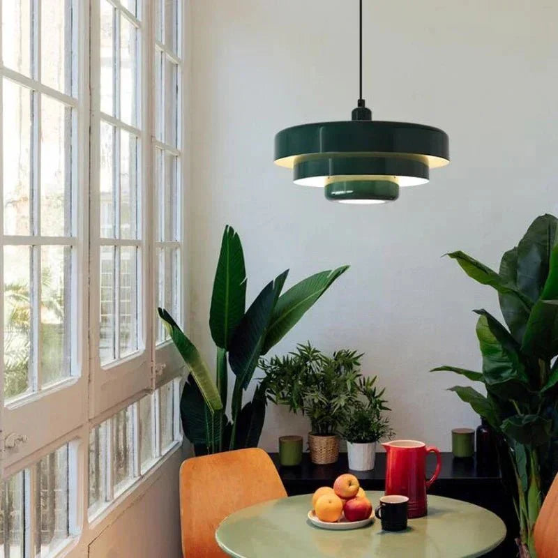 TRILORA – Elegante hanglamp met drie niveaus in macaronkleuren