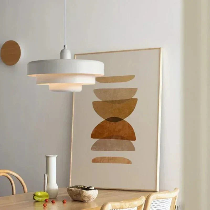 TRILORA – Elegante hanglamp met drie niveaus in macaronkleuren