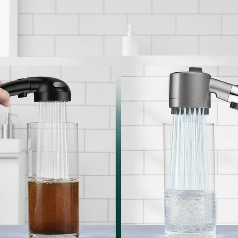 TURBOHEAD – Hoge Druk Douchesproeier met Filtersysteem voor Schoon Water