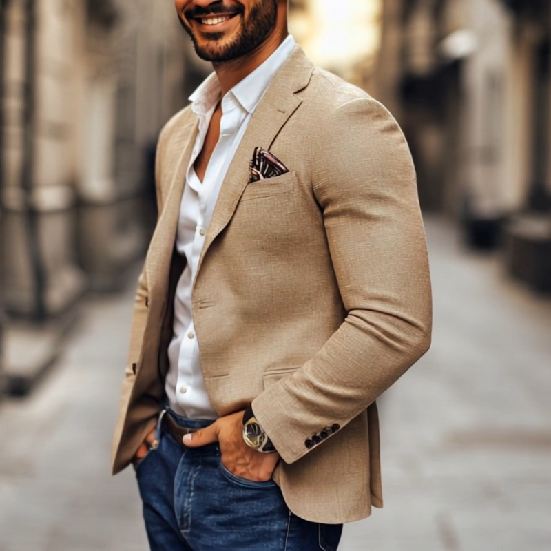 Twee Knopen Casual Blazer