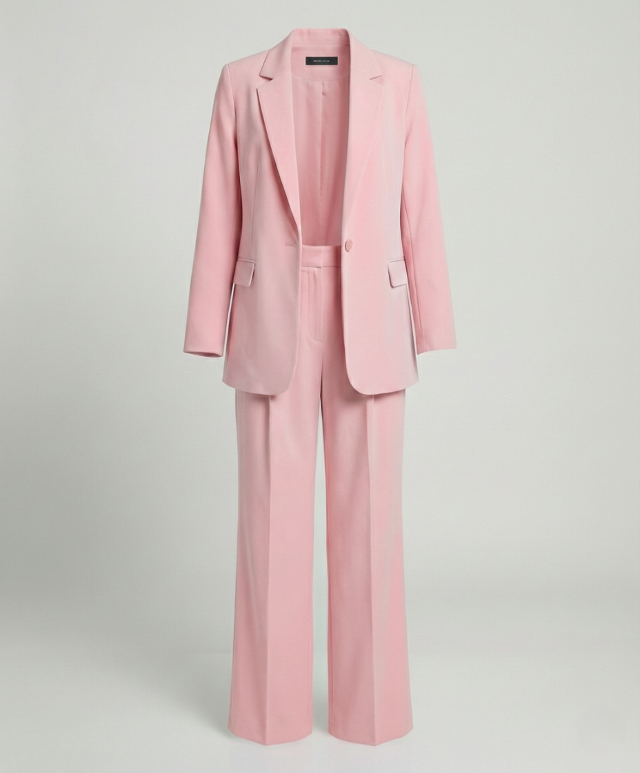 Tweedelige damesset met blazer en broek