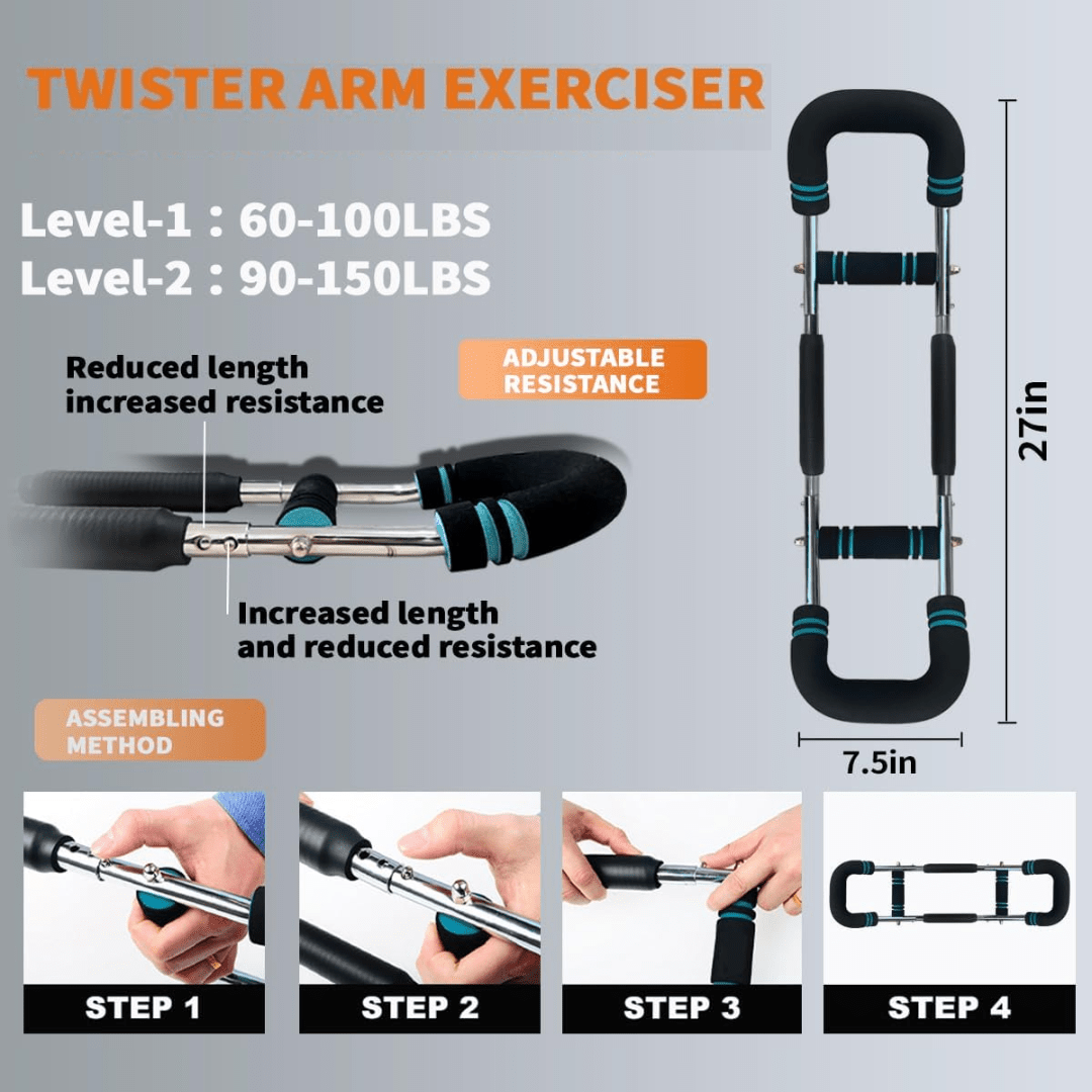 TWISTERFLEX – Verstelbare Trainingsbalk voor Armen & Borst