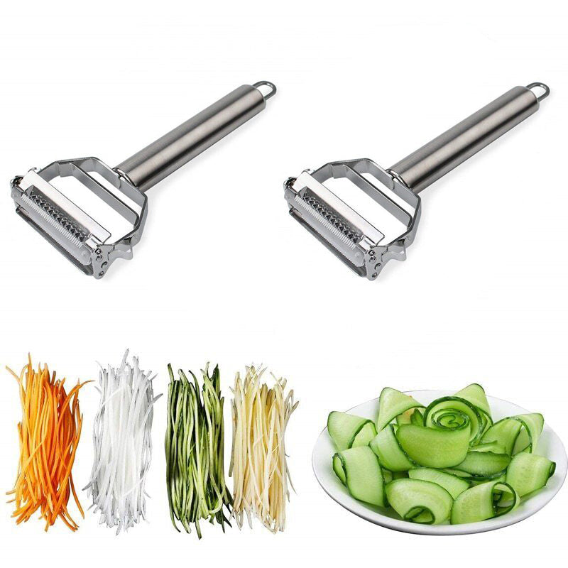 Ultra-scherpe RVS Multifunctionele Groenteschiller & Julienne Snijder