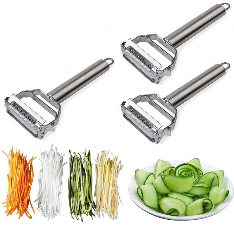 Ultra-scherpe RVS Multifunctionele Groenteschiller & Julienne Snijder