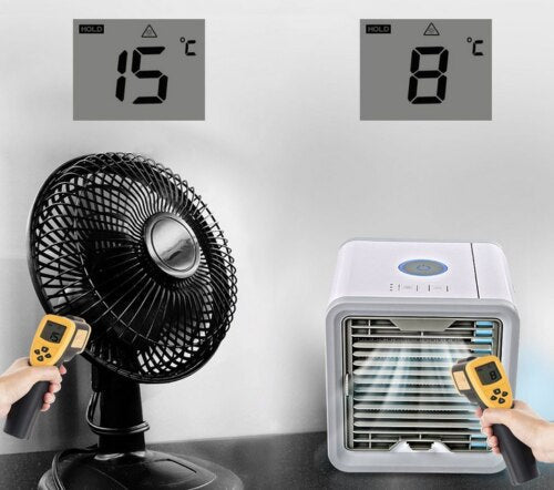 Unisex 3-in-1 Mobiele Airconditioner met Koeler, Luchtbevochtiger, Luchtzuiveraar