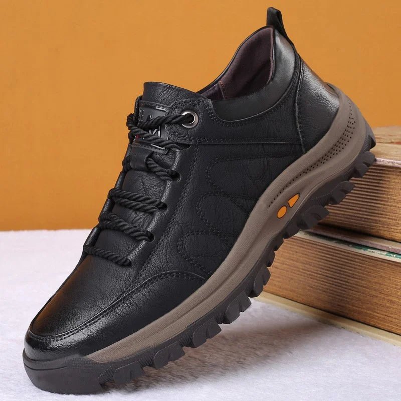 URBANSOLE – Casual Heren Leren Schoenen voor Comfort en Bescherming de Hele Dag