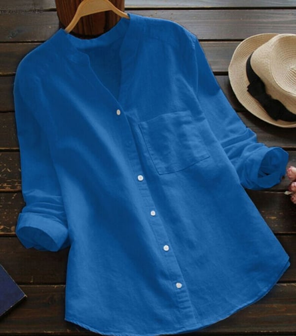 Vera - Casual, Losse Katoenen Blouse