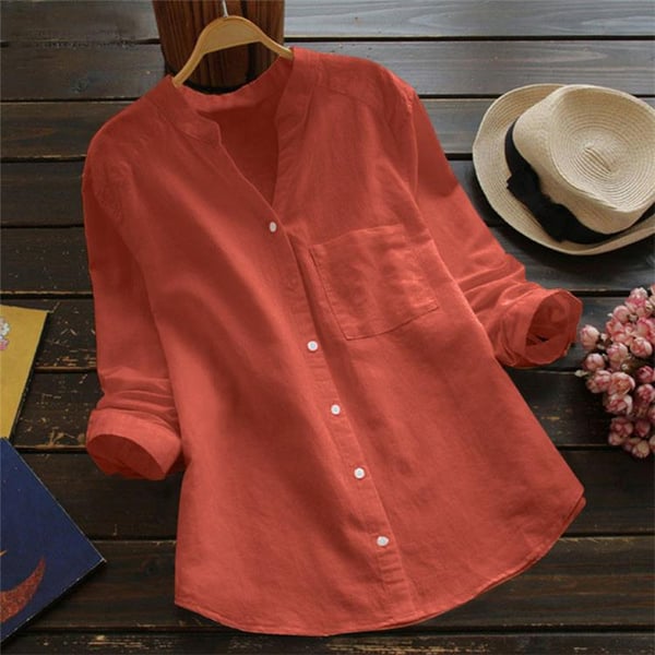 Vera - Casual, Losse Katoenen Blouse