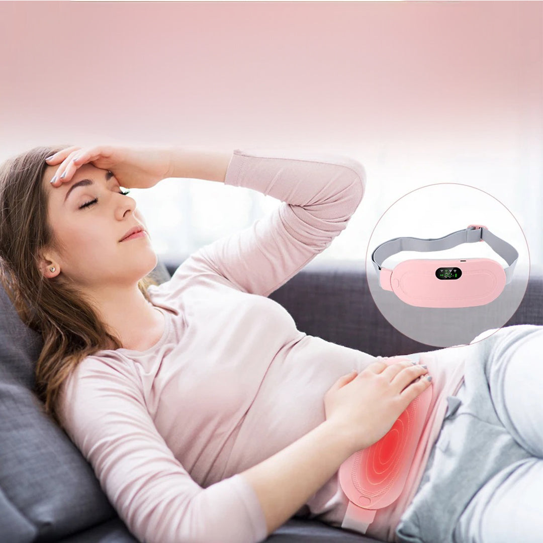 Verwarmingskussen met Massage voor Menstruatiepijn en Rugpijn