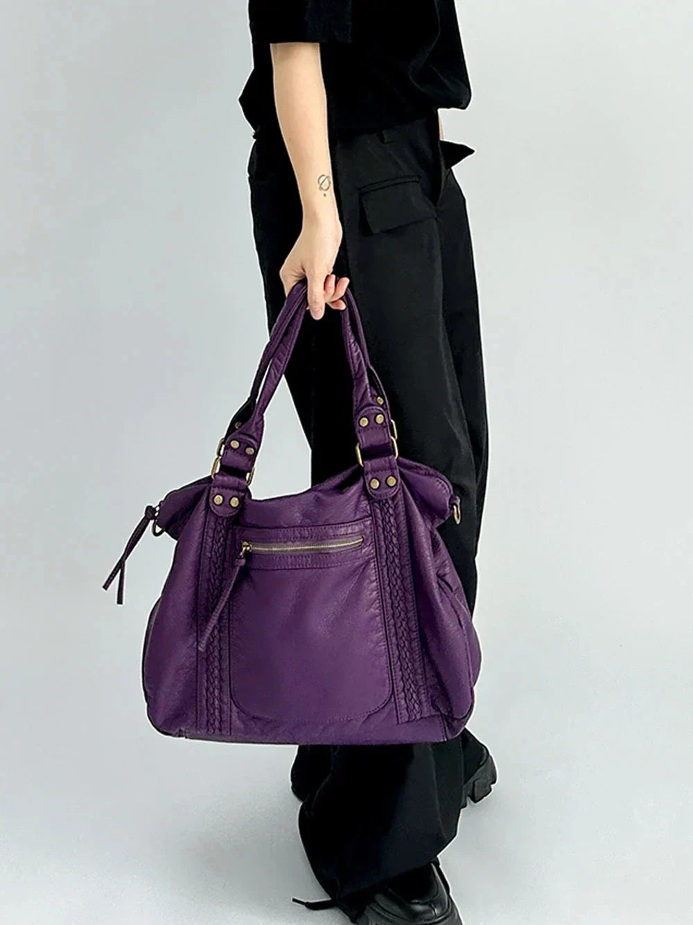 Vintage Schooltas - Hoop