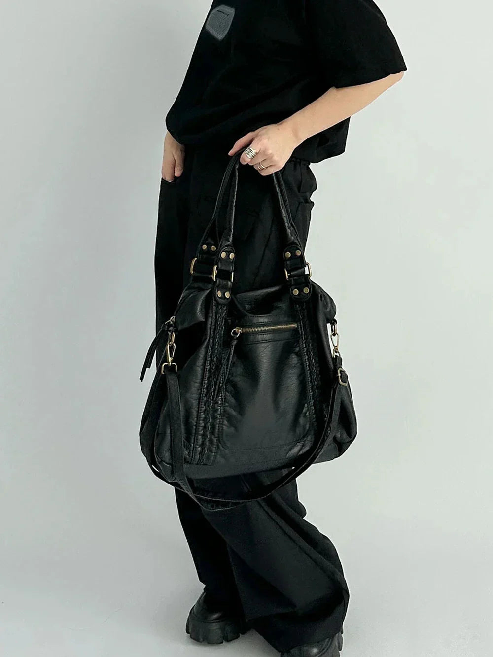 Vintage Schooltas - Hoop