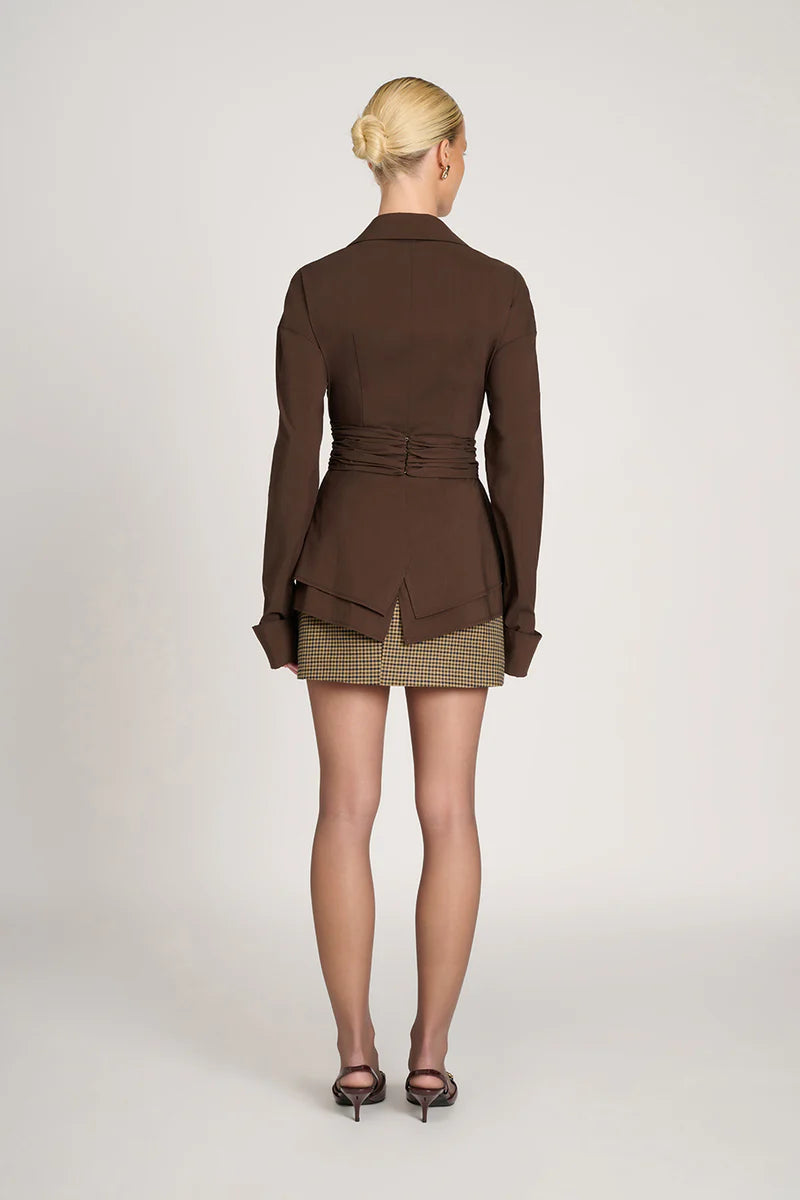 VioraLuxe™ Gedrapeerde Taille Shirt — Vorm Je Taille en Beheers Elke Kamer met Moeiteloze Elegant