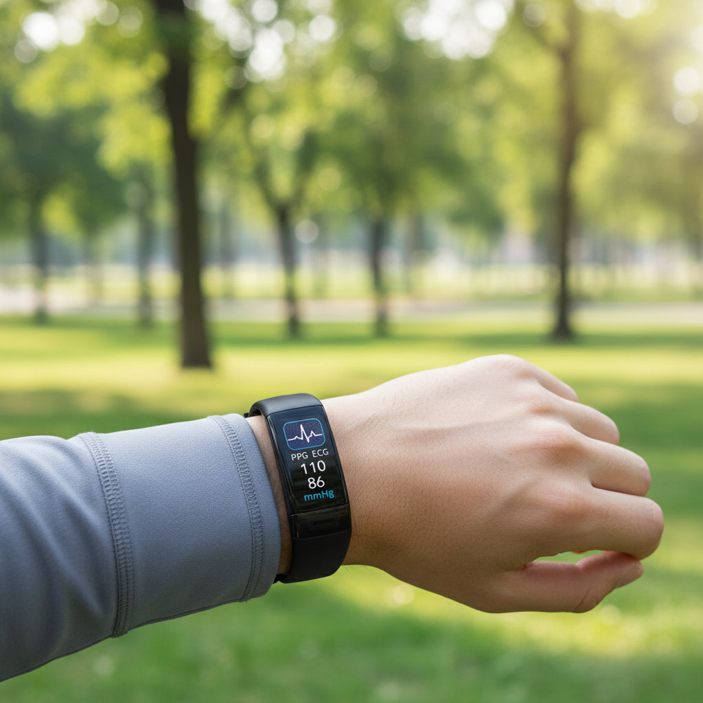VITALBAND – Slimme Armband met Bloeddrukmeting, ECG & Hartslagmonitor