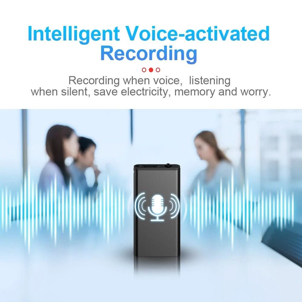 VOICENOTE Mini – Ultra-light Dictatieapparaat met Spraakactivatie & 32 GB Opslag