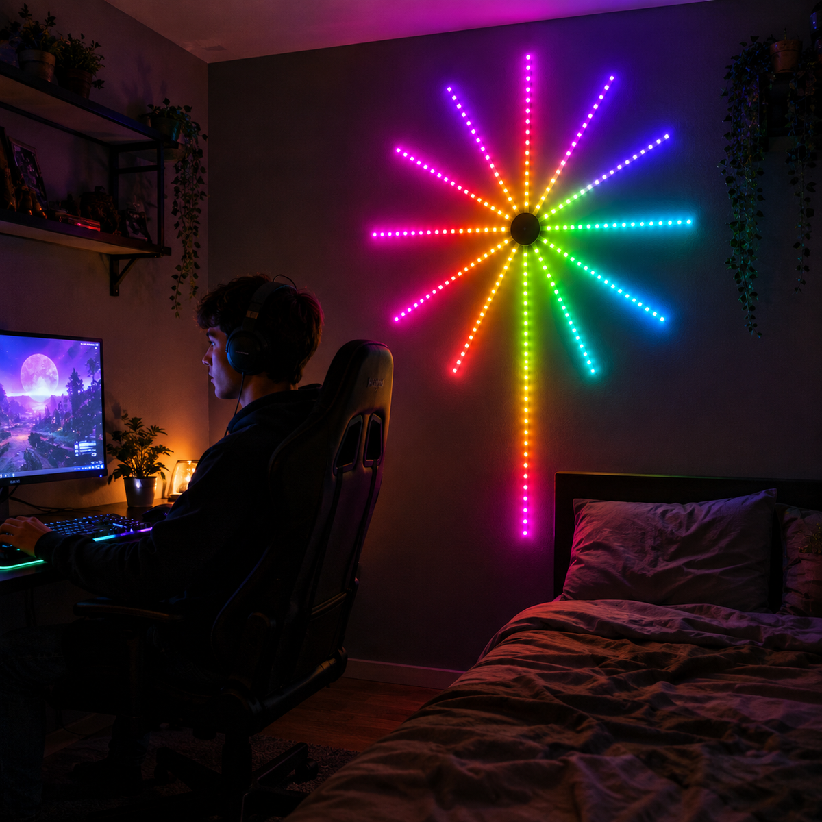 Vuurwerk led-verlichting