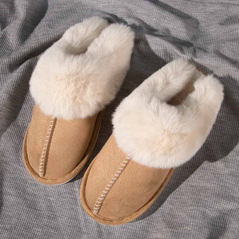 Warm gevoerde Slippers met Zachte Voering en Antislip Zool