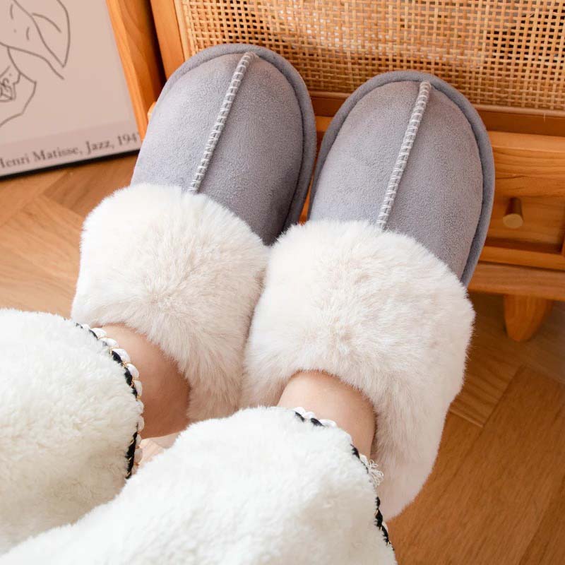 Warm gevoerde Slippers met Zachte Voering en Antislip Zool