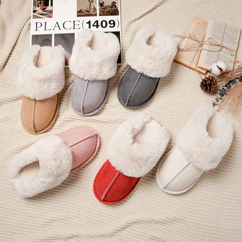 Warm gevoerde Slippers met Zachte Voering en Antislip Zool