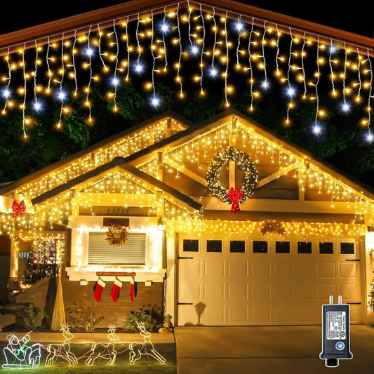 Warm Witte LED Tuinverlichting – 4m Waterdichte IP44 Snoerlichten voor Buiten gebruik bij Bruiloften en Evenementen