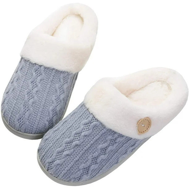 Warme Binnenpantoffels voor Koude Voeten - Antislip Zool