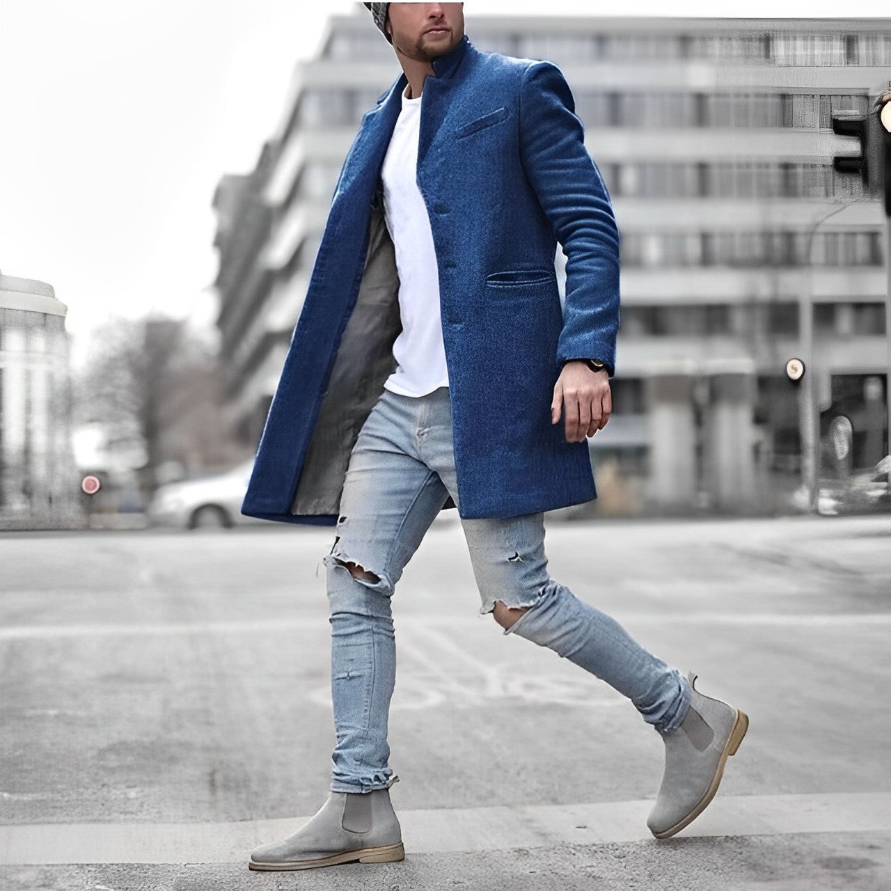 Warme en Elegante Winterjas voor Mannen